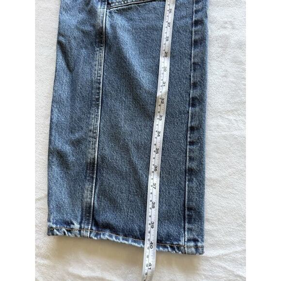 AGOLDE Cooper Cargo in Denim Blue Regulation Women’s Size 34 Style#:A9120-1141 - Picture 7 of 16